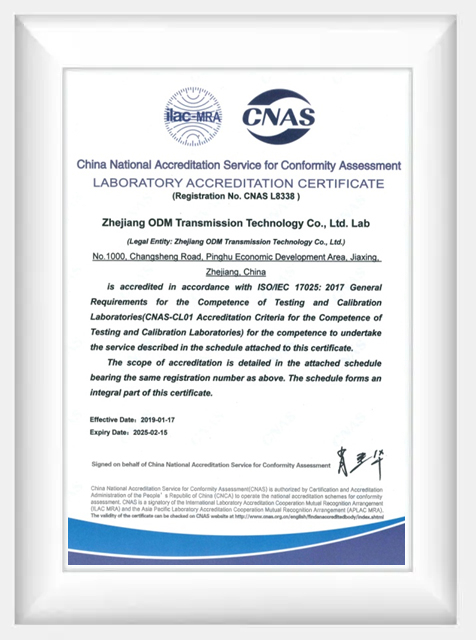 Certificados CNAS